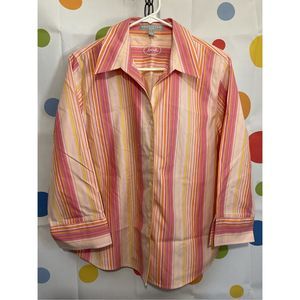 NEW Foxcroft Wrinkle Free Shirt Size 10 💕🌿